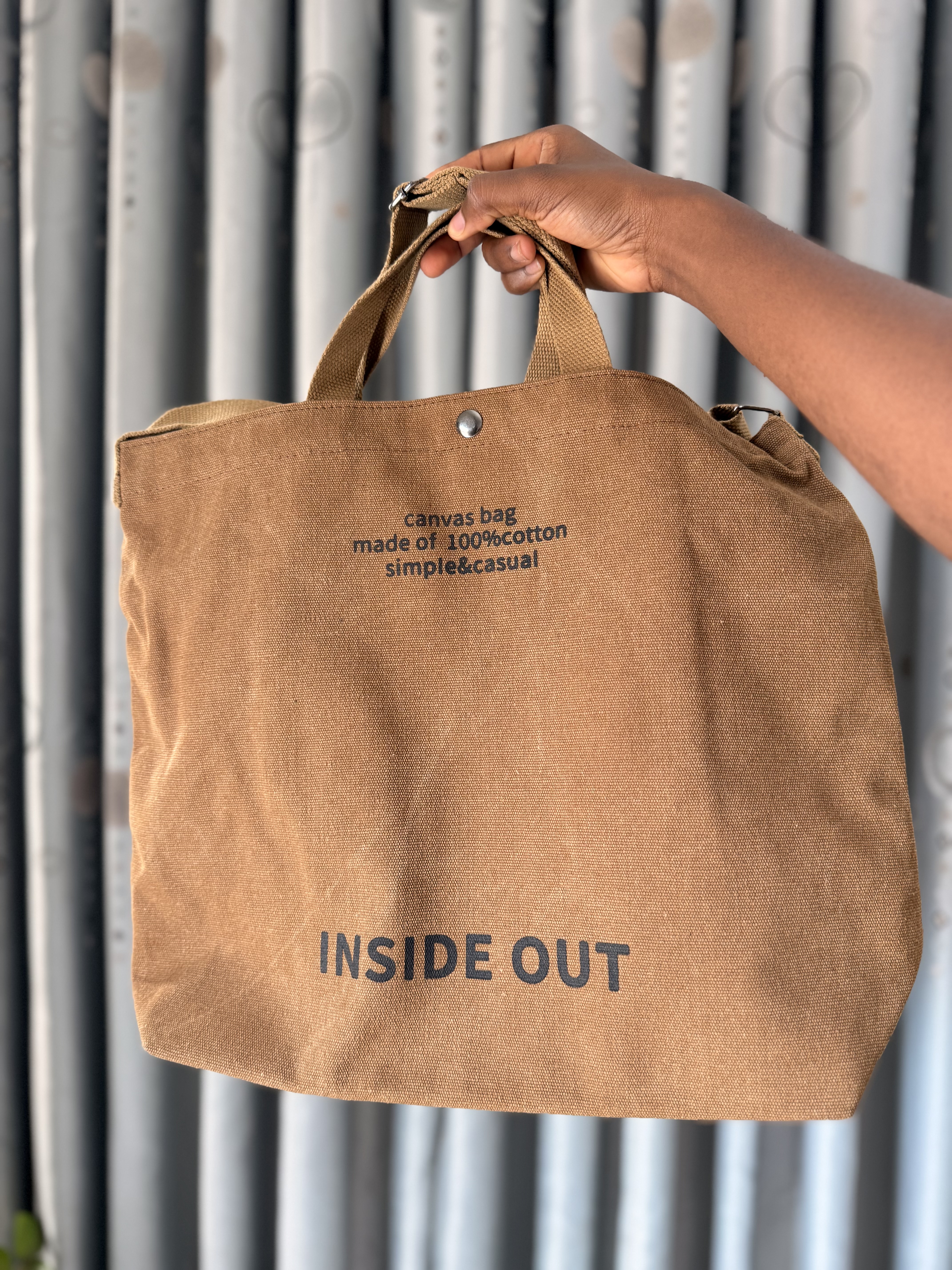 Canvas Bags Inside Out
