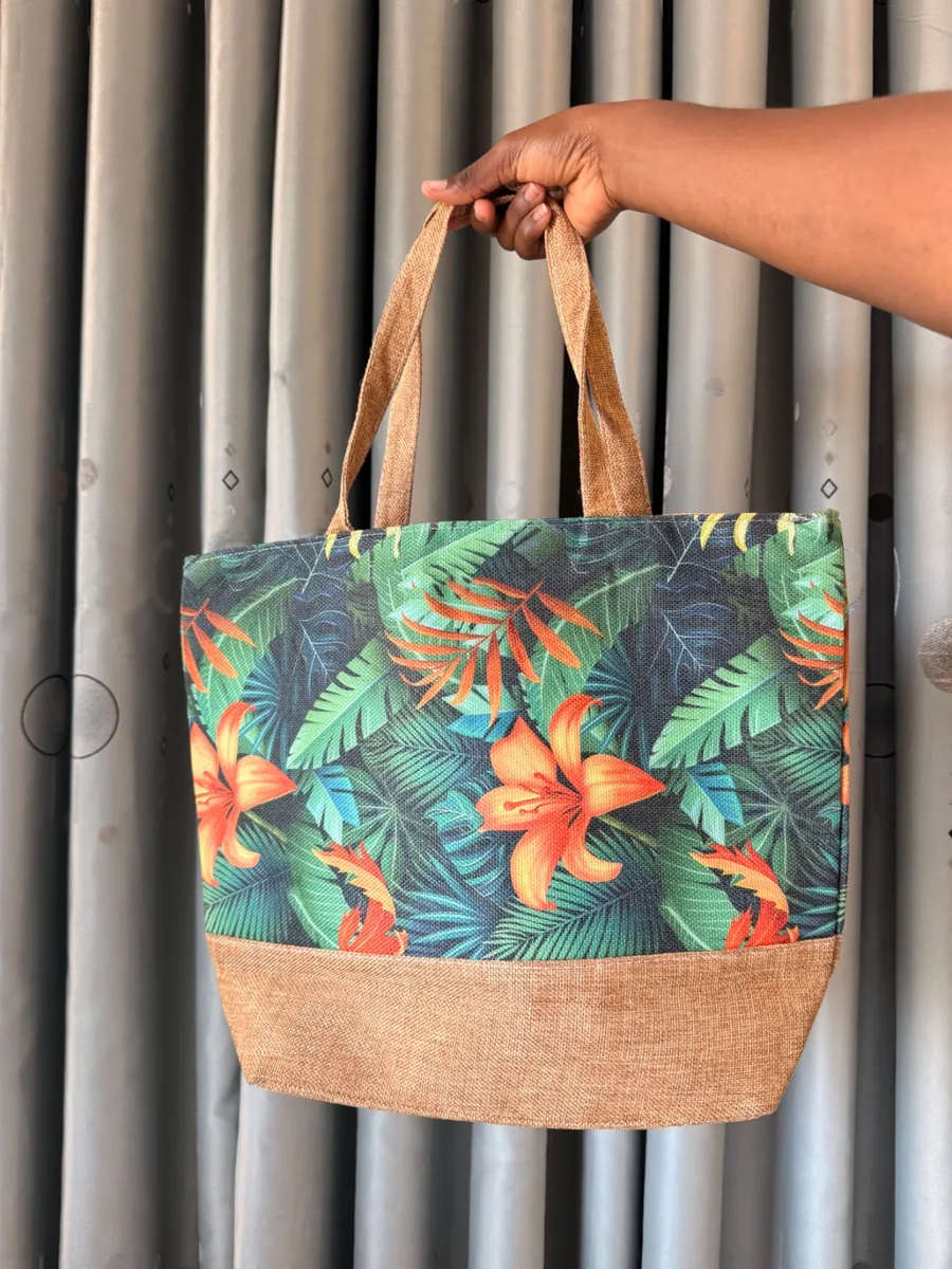 Straw Tote Bag